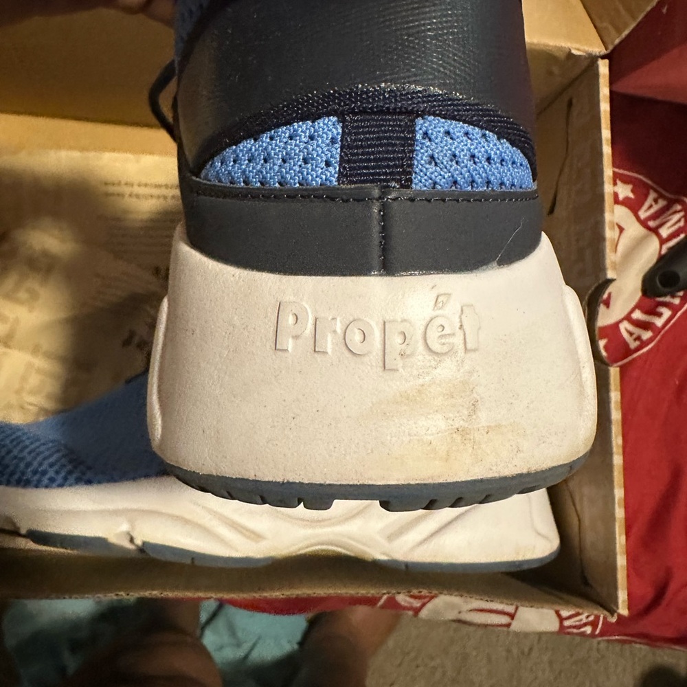 Propet Navy and Light Blue Athletic Shoes